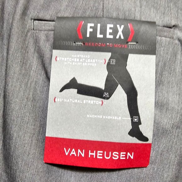 Van Heusen Gray Dress Pants for Men - Picture 7 of 13